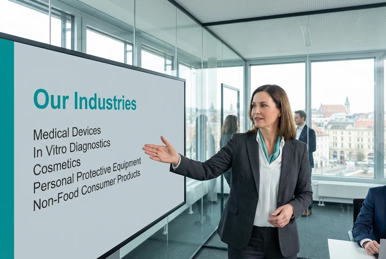 MedNet EC-REP as an Authorised Representative for five regulated sectors: medical devices, IVDs, cosmetics, PPE and consumer goods